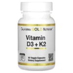 California GOLD Nutrition Nutrition Vitamine D3 + K2 60 Capsules
