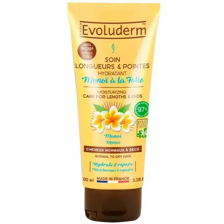 evoluderm-soin-longueurs-pointes-monoi-a-la-folie-100-ml EVOLUDERM Soin longueurs & pointes Monoï à la folie - 100 ml – Image 1