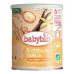 BABYBIO CEREALES VANILLE 6MOIS ET+ 220G