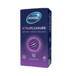 MANIX Xtra Pleasure Double Extase 10 Préservatifs Stimulants