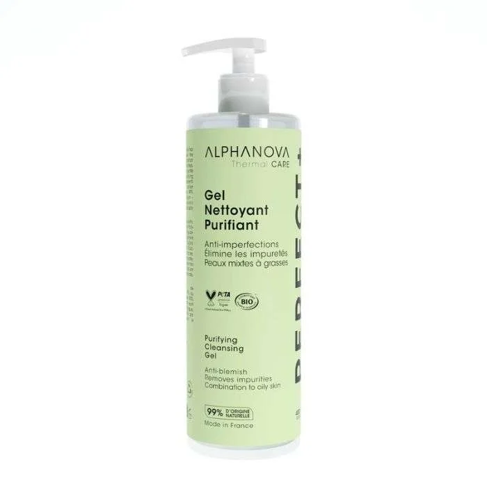alphanova-gel-nettoyant-purifiant-anti-imperfections-perfect-400-ml ALPHANOVA GEL NETTOYANT PURIFIANT ANTI IMPERFECTIONS PERFECT + 400 ML – Image 1