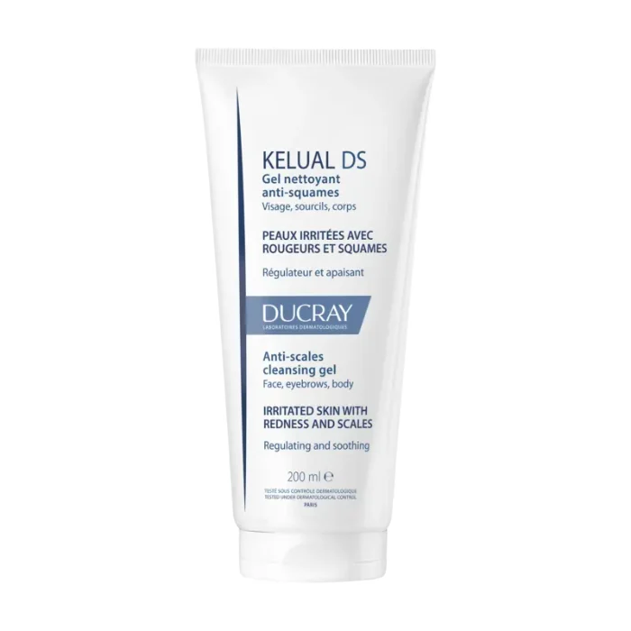 ducray-ducray-kelual-ds-gel-nettoyant-anti-squames-200-ml-soins-anti-rougeurs DUCRAY KELUAL DS GEL NETTOYANT ANTI SQUAMES 200 ML – Image 1