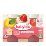 BABYBIO PETIT POT POMME FRAISE 2*130G
