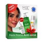 MDC Laboratories – Pack Promo Anti-acné Complet (Gel Nettoyant + Sérum + Écran Solaire SPF50+)