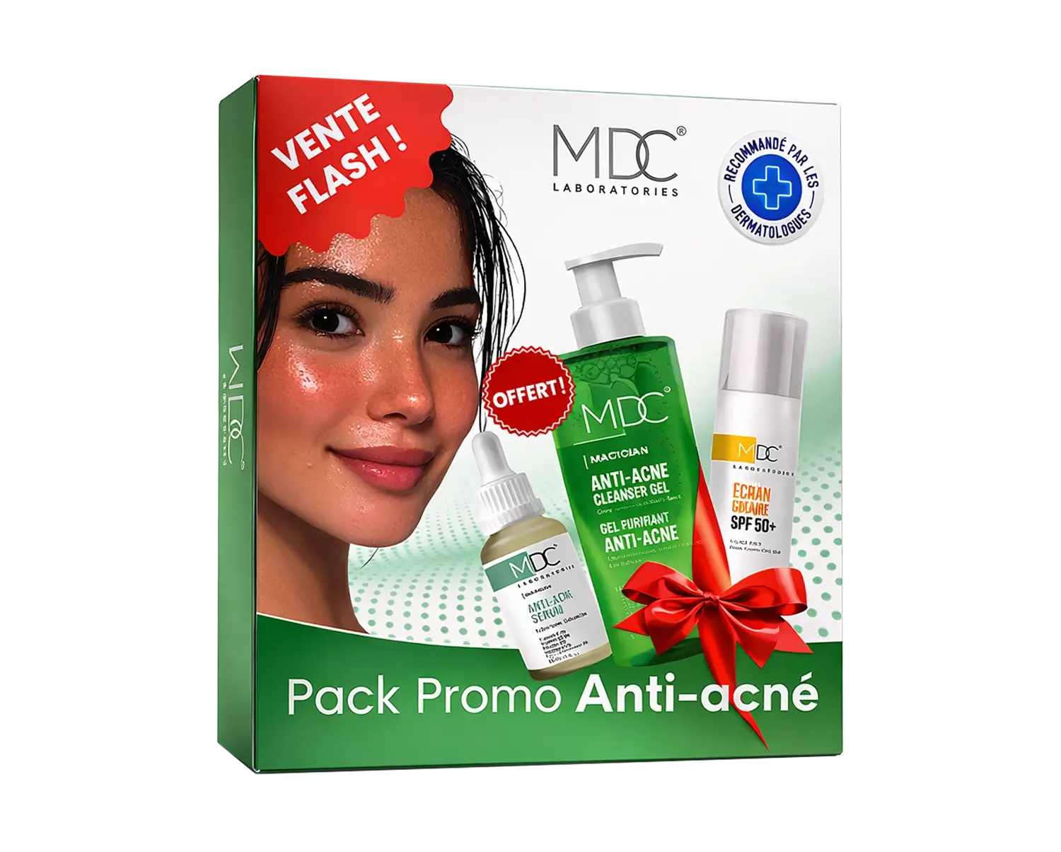 MDC Laboratories – Pack Promo Anti-acné Complet (Gel Nettoyant + Sérum + Écran Solaire SPF50+) MDC Laboratories – Pack Promo Anti-acné Complet (Gel Nettoyant + Sérum + Écran Solaire SPF50+)