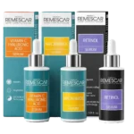 Remescar Sérum Vitamine C, Niacinamide & Rétinol – Coffret Soins Visage Anti-Âge Éclat
