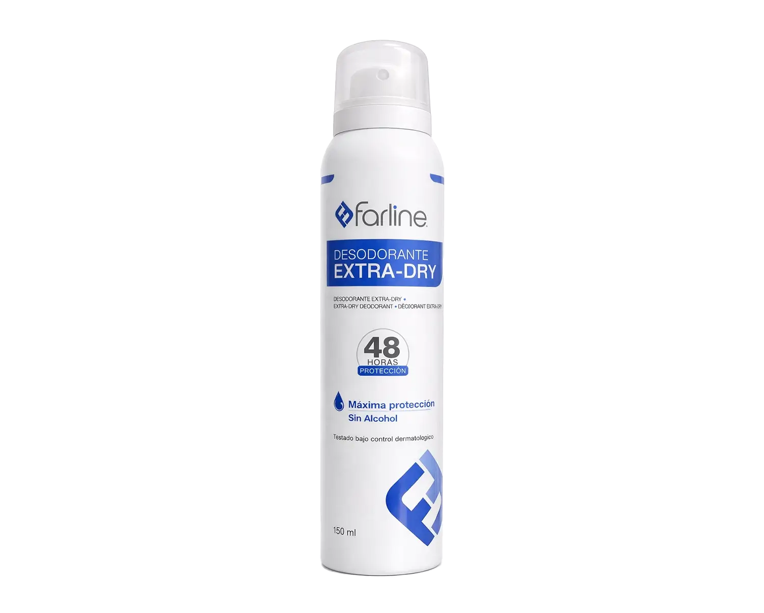 Farline Déodorant Extra-Dry 48h Protection Sans Alcool – 150 ml Farline Déodorant Extra-Dry 48h Protection Sans Alcool – 150 ml