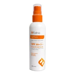Farline Spray Solaire SPF 50+ Très Haute Protection – Résistant à l’Eau – 200 ml
