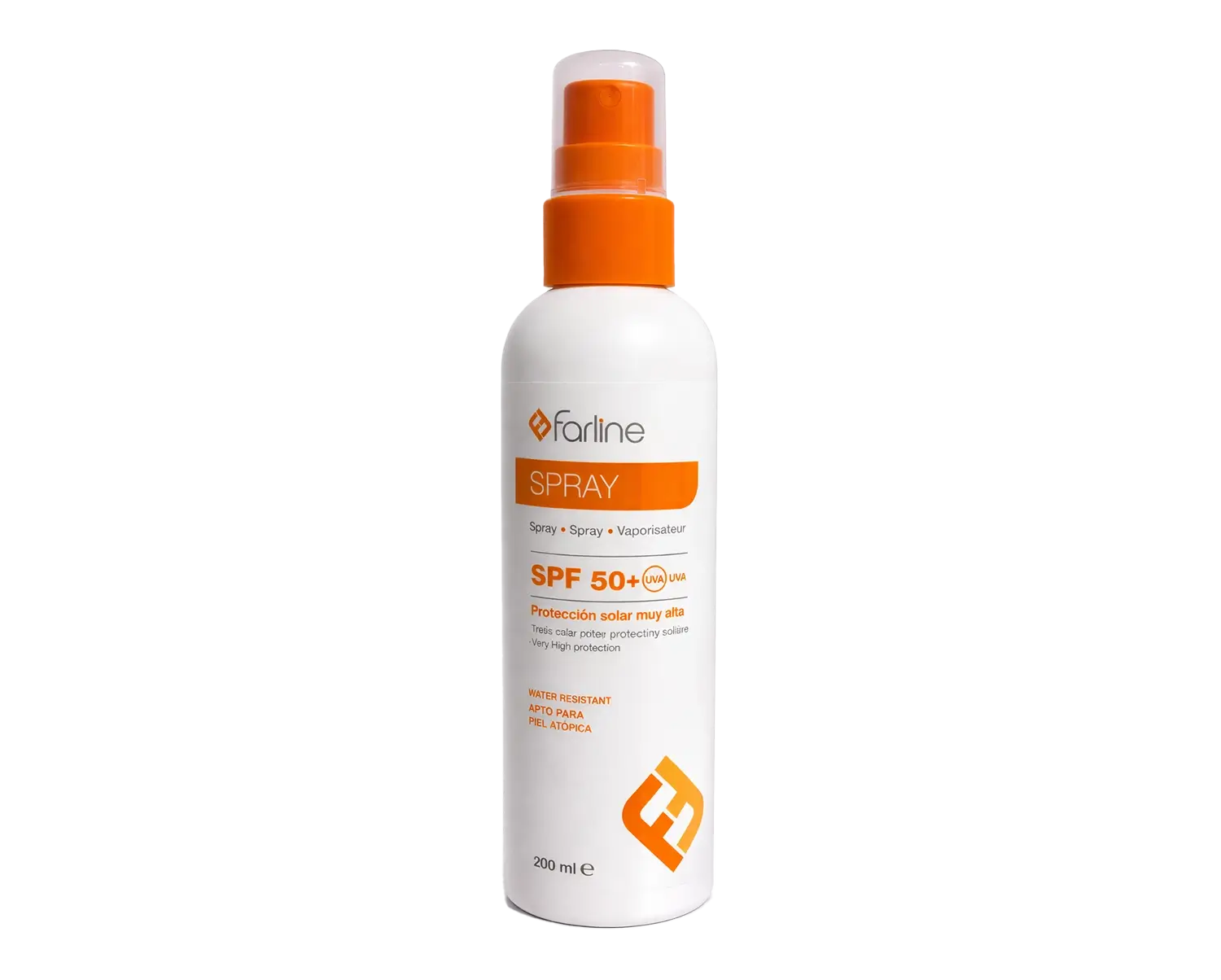 Farline Spray Solaire SPF 50+ Très Haute Protection – Résistant à l’Eau – 200 ml Farline Spray Solaire SPF 50+ Très Haute Protection – Résistant à l’Eau – 200 ml