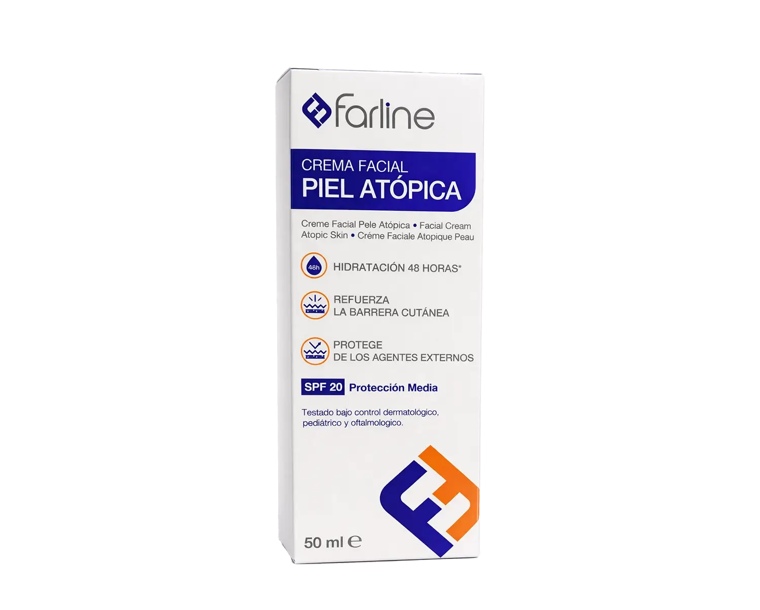 Farline Crème Visage Peau Atopique SPF20 – Hydratation 48h et Protection Cutanée 50 ml Farline Crème Visage Peau Atopique SPF20 – Hydratation 48h et Protection Cutanée 50 ml