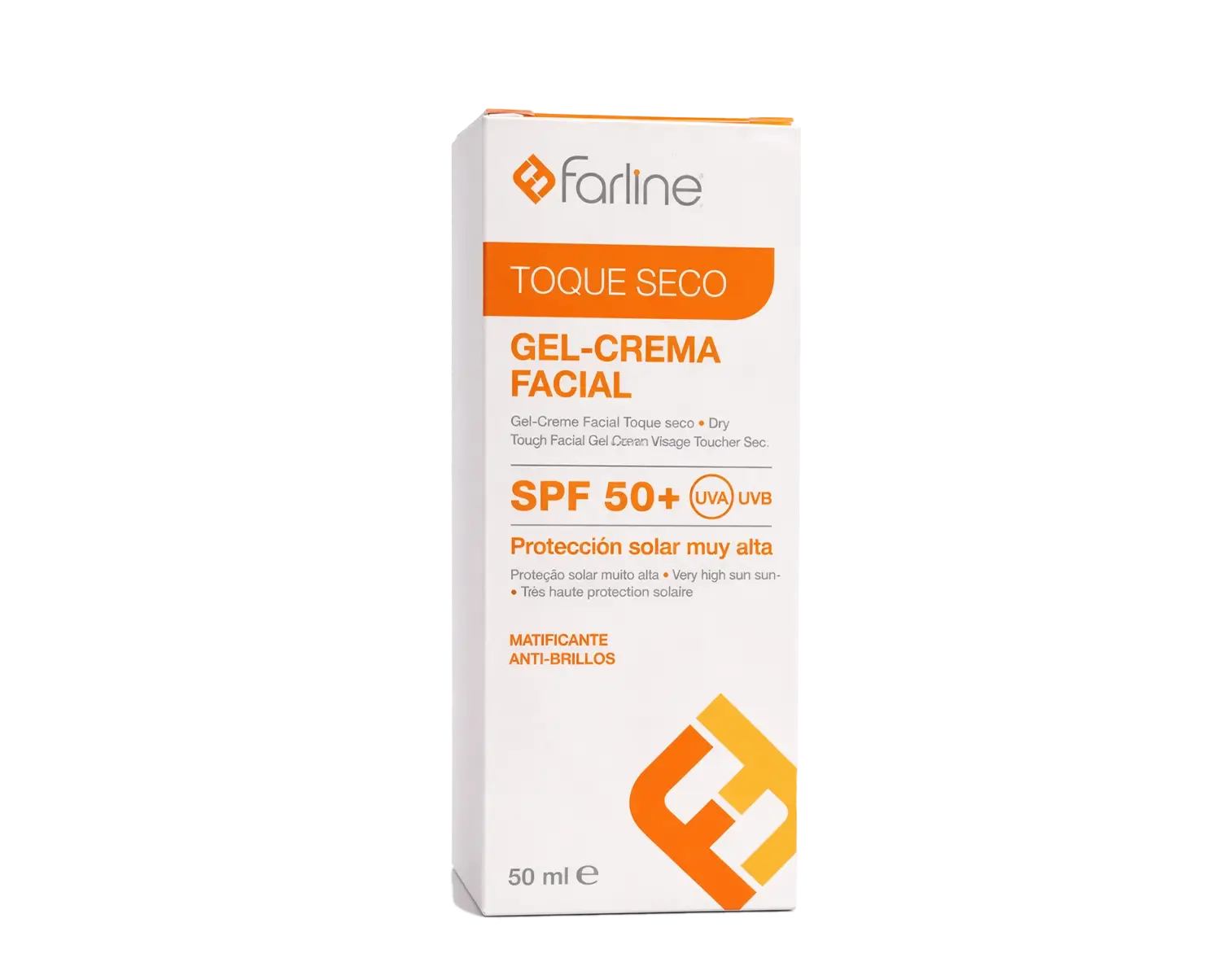 Farline Gel-Crème Facial Toque Seco SPF 50+ – Protection Solaire Très Haute Matifiante 50 ml Farline Gel-Crème Facial Toque Seco SPF 50+ – Protection Solaire Très Haute Matifiante 50 ml