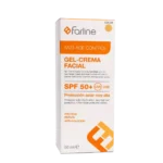 Farline Gel-Crème Facial Anti-Age Control SPF 50+ Teinté – Protection Solaire Visage 50 ml