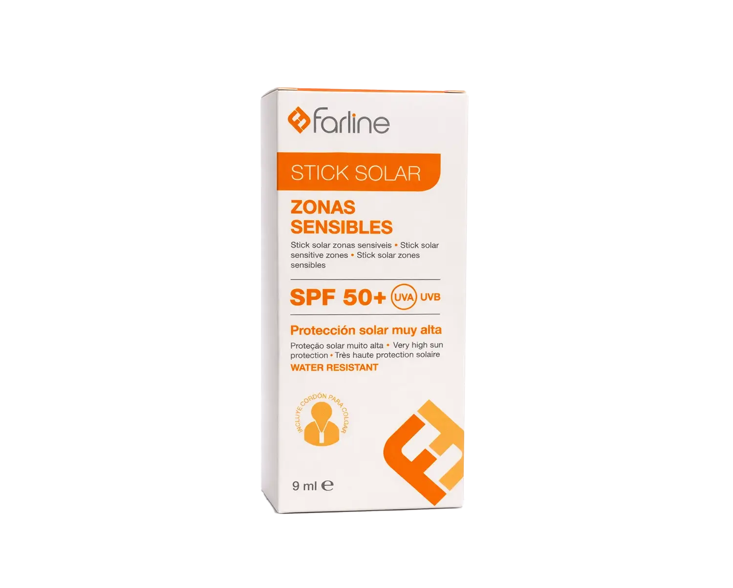 Farline Stick Solaire Zones Sensibles SPF 50+ – Protection Solaire Très Haute 9 ml Farline Stick Solaire Zones Sensibles SPF 50+ – Protection Solaire Très Haute 9 ml