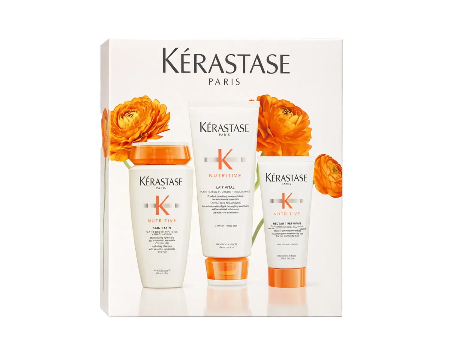 Kérastase Nutritive Coffret Bain Satin, Lait Vital & Nectar Thermique Kérastase Nutritive Coffret Bain Satin, Lait Vital & Nectar Thermique