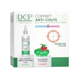 DCP Coffret Anti-Chute Cheveux – Sérum Capillaire Hairloss 100ml + Brosse Massante Offerte