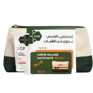LCP Crème Solaire Matifiante SPF 50+ Anti-Acné Haute Protection + Trousse Offerte