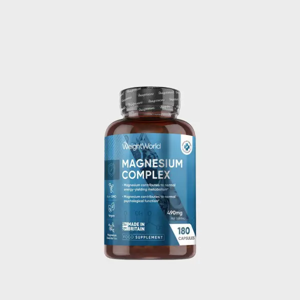 weightworld-magnesium-complex-490mg-180-capsules-90-servings WEIGHTWORLD MAGNESIUM COMPLEX 490mg – 180 Capsules – Image 1