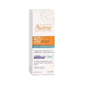 Avène Fluide Solaire SPF 50 Anti-Imperfections – Haute Protection Peaux à Tendance Acnéique