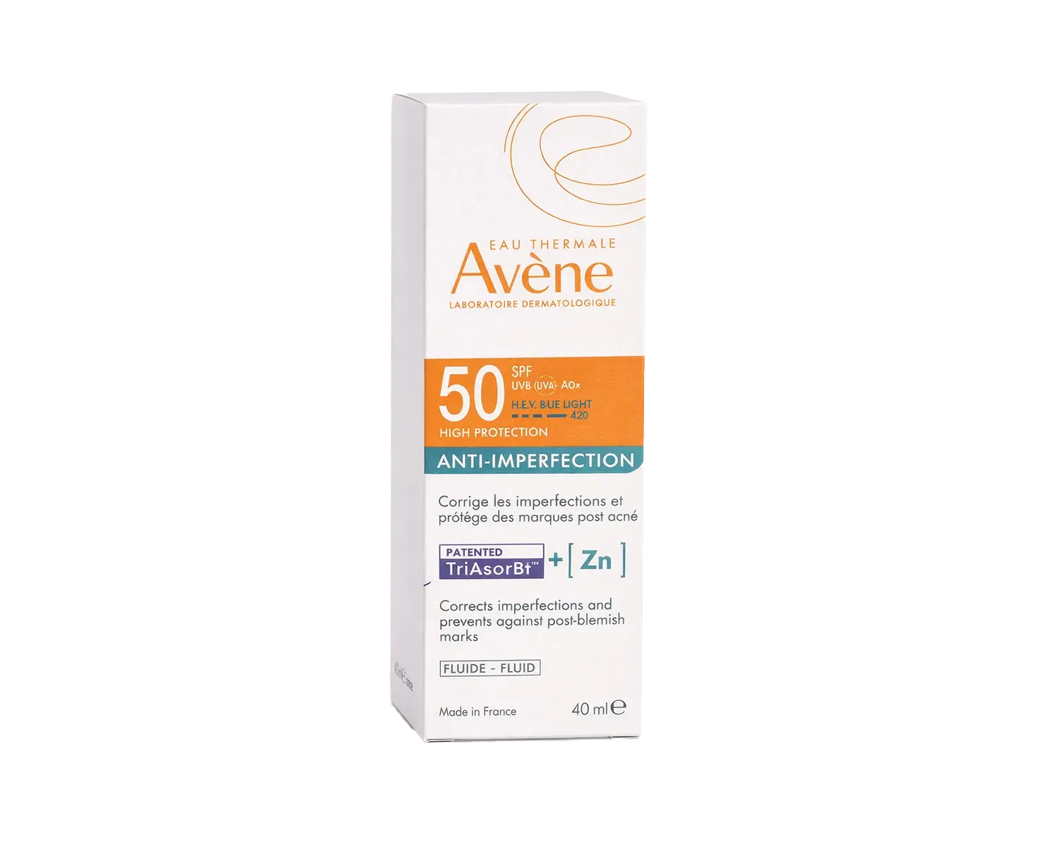 Avène Fluide Solaire SPF 50 Anti-Imperfections – Haute Protection Peaux à Tendance Acnéique Avène Fluide Solaire SPF 50 Anti-Imperfections – Haute Protection Peaux à Tendance Acnéique