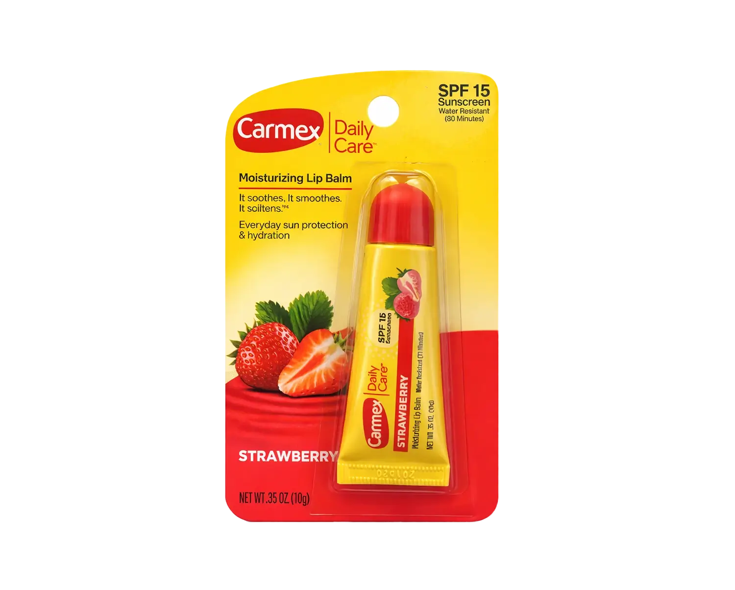 Carmex Daily Care Baume à Lèvres SPF 15 Fraise Hydratant Carmex Daily Care Baume à Lèvres SPF 15 Fraise Hydratant