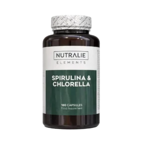 Nutralie Elements Spiruline & Chlorella – Complément Alimentaire Détox & Énergie (180 Capsules)