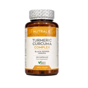 Nutralie Turmeric Curcuma Complex – Complément Alimentaire Bio au Curcuma 120 Capsules