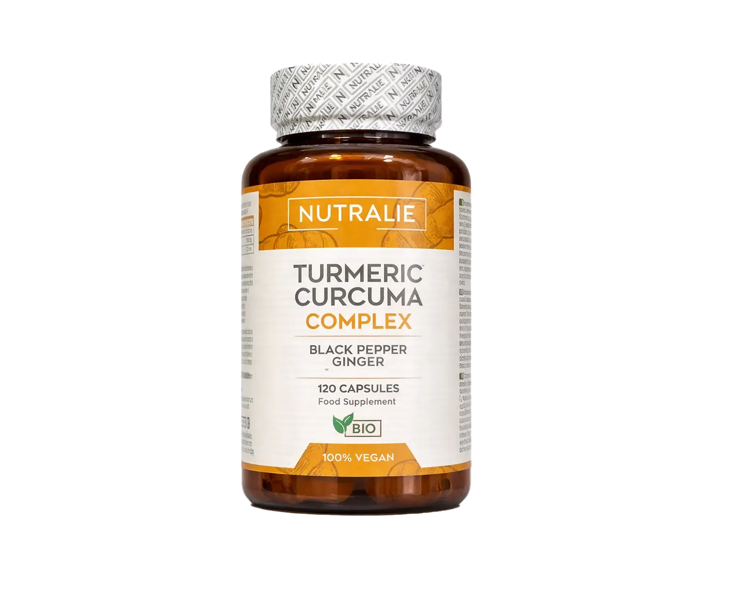 Nutralie Turmeric Curcuma Complex – Complément Alimentaire Bio au Curcuma, Nutralie Turmeric Curcuma Complex – Complément Alimentaire Bio au Curcuma 120 Capsules