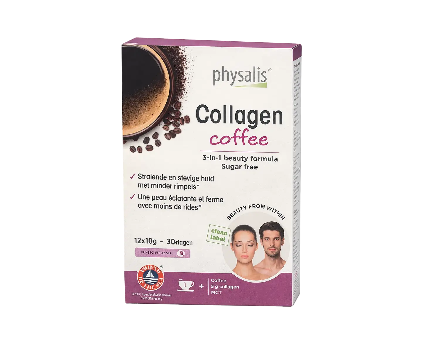 Physalis Collagen Coffee Bio – Café au Collagène 3-en-1 Beauté Sans Sucre 12 Stick x 10g Physalis Collagen Coffee Bio – Café au Collagène 3-en-1 Beauté Sans Sucre 12 Stick x 10g