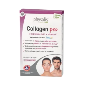Physalis Collagen Pro Bio – Collagène Marin + Acide Hyaluronique & Vitamine C 30 Sticks