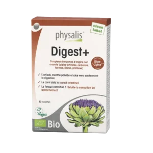 Physalis Digest+ Bio – Complexe Enzymatique Digestif 30 Comprimés