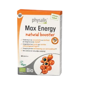 Physalis Max Energy Bio – Booster Naturel d’Énergie & Vitalité 30 Comprimés