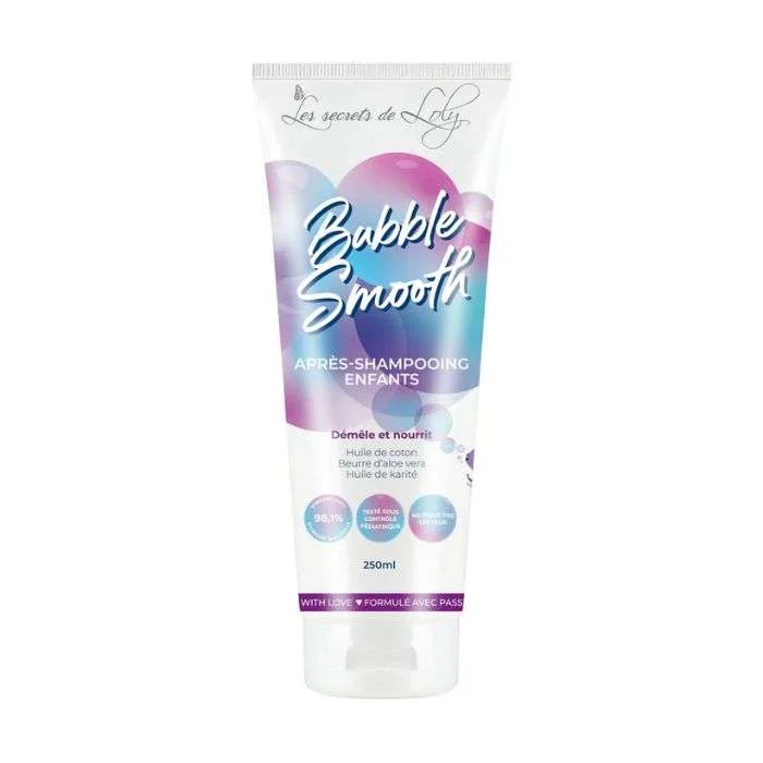 les-secrets-de-loly-les-secrets-de-loly-bubble-smooth-apres-shampooing-enfant-250-ml-soins-cheveux-visage-et-corps LES SECRETS DE LOLY BUBBLE SMOOTH APRES SHAMPOOING ENFANT 250 ML – Image 1